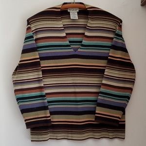 White Stag ladies Extra Large multi colored top.